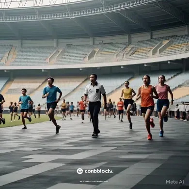 Serunya Lari Marathon Di Stadion Konblok Jogja